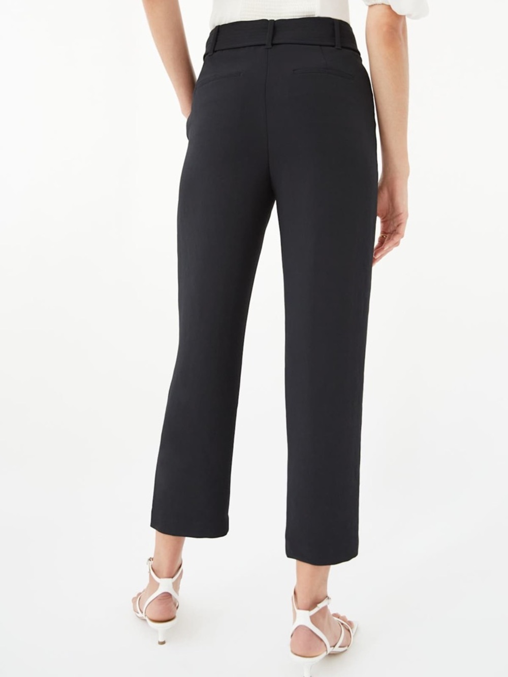ARITZIA WILFRED Tie Waist Pants Womens Size 4 Black High Waist
Belted Crepe - Picture 4 of 16